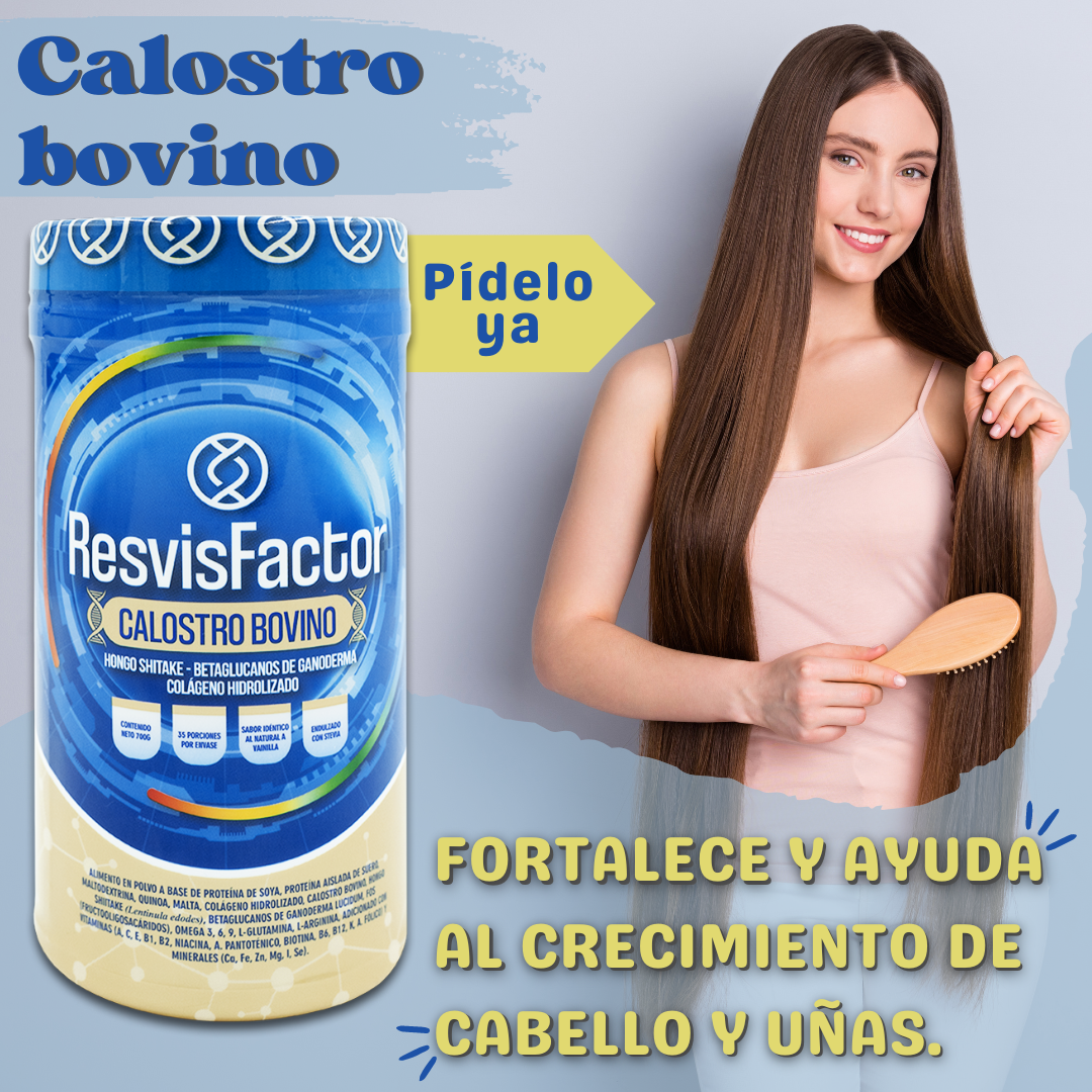 Calostro Bovino En Polvo Resvisfactor Antioxidante 700gr 3U