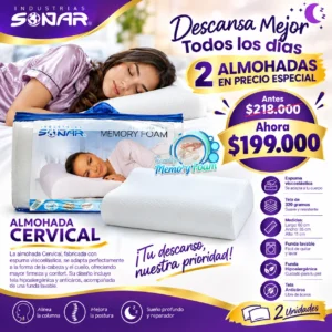 ALMOHADA DE ESPUMA INTELIGENTE