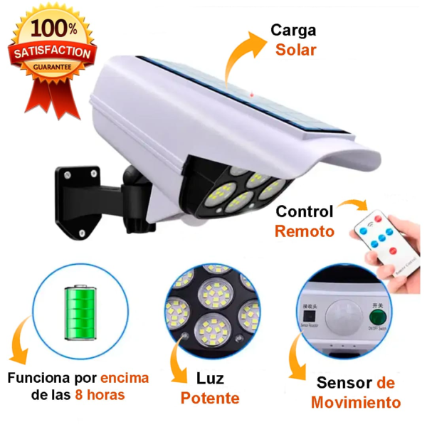 lampara solar simulador de camara