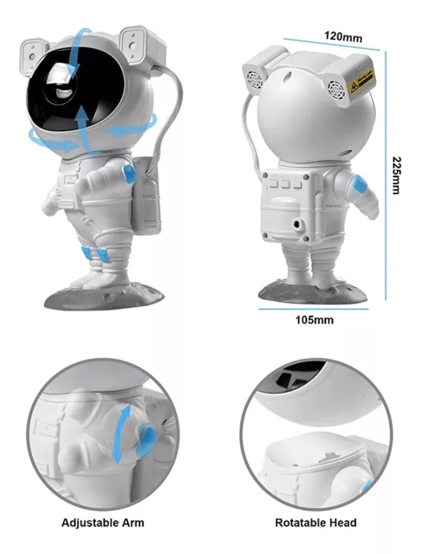 Proyector De Galaxias Astronauta