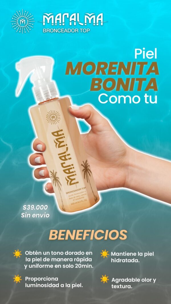 Bronceador natural Maralma