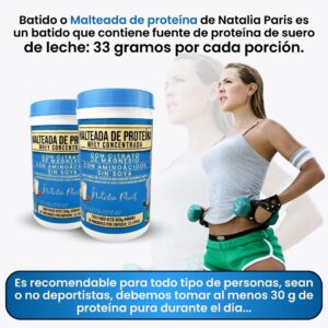 Malteada de Proteína Whey Concentrada by Natalia París