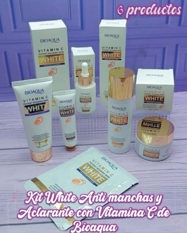 Kit White Anti Manchas y Aclarante con Vitamina C