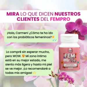 FEM PROBIOTICS PARA QUE SIRVE