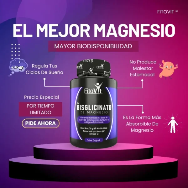 BISGLICINATO DE MAGNESIO CON INVIMA