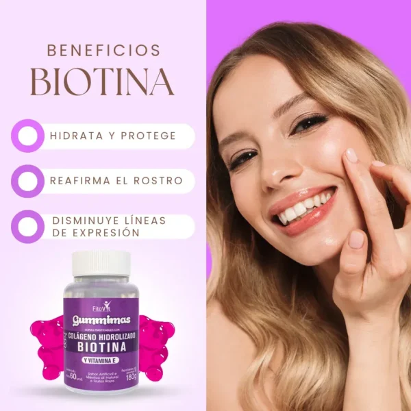 GOMITAS DE COLAGENO + BIOTINA FITOVIT