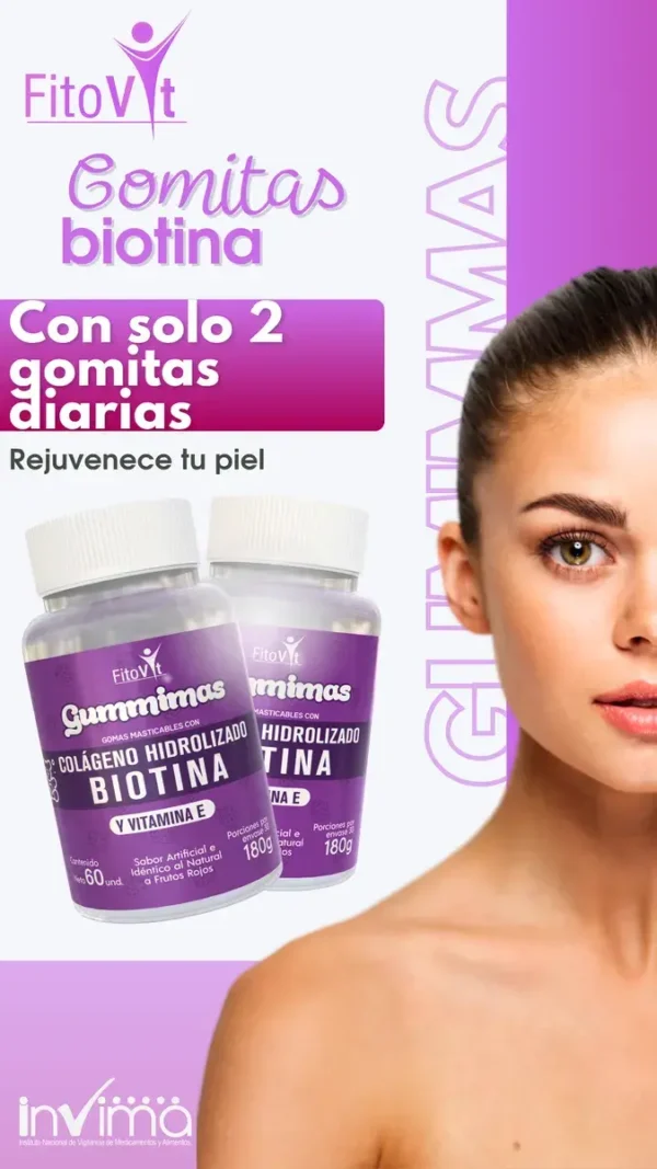 GOMITAS DE COLAGENO + BIOTINA FITOVIT