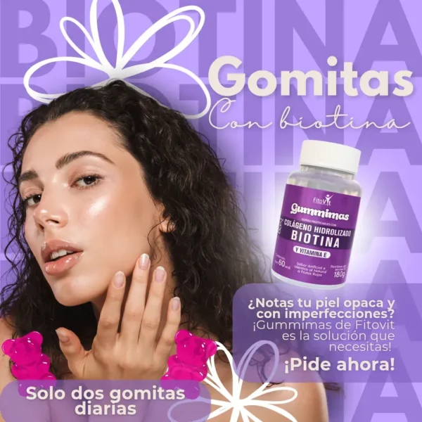 GOMITAS DE COLAGENO + BIOTINA FITOVIT