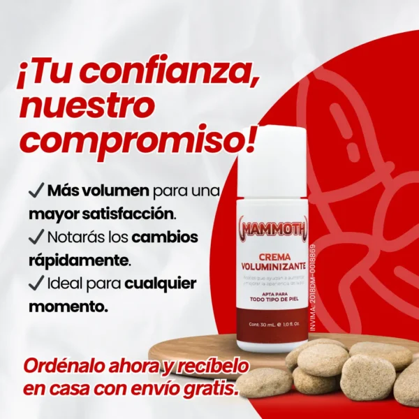 MAMMOTH CREMA COMO SE APLICA
