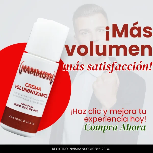 MAMMOTH CREMA COMO SE APLICA