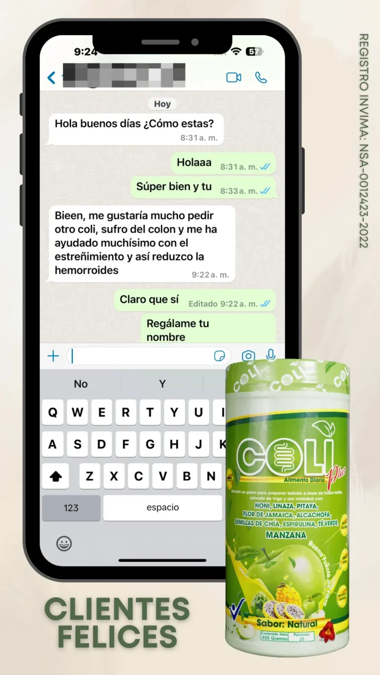 FIBRA NATURAL COLI PLUS