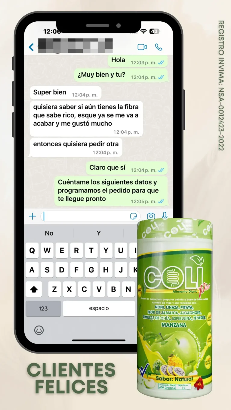FIBRA NATURAL COLI PLUS