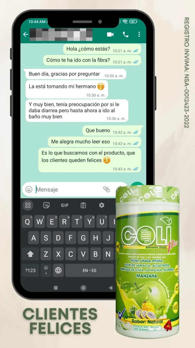 FIBRA NATURAL COLI PLUS