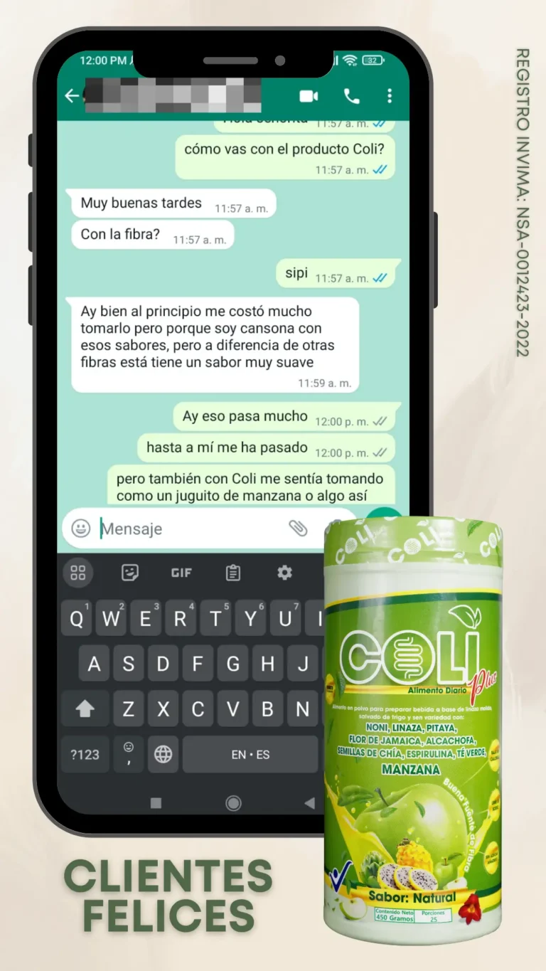 FIBRA NATURAL COLI PLUS