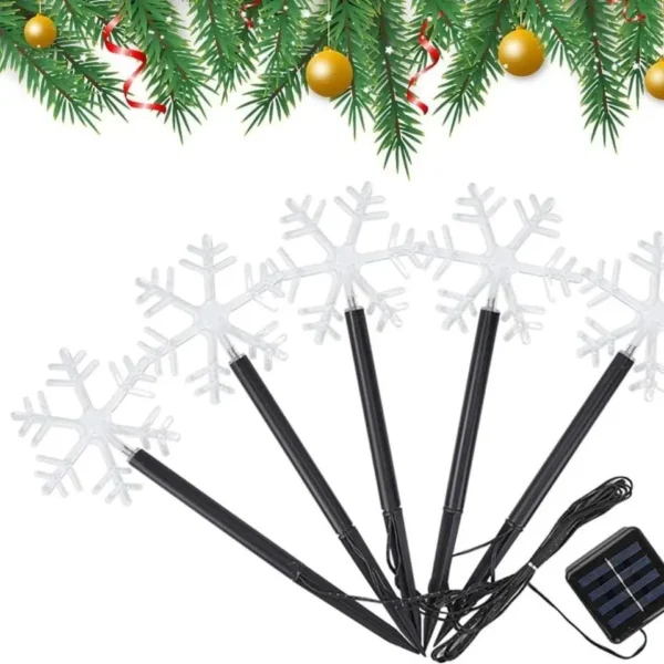 Instalacion Solar Para Jardin Copo Nieve