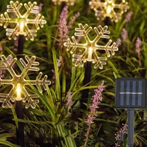 Instalacion Solar Para Jardin Copo Nieve