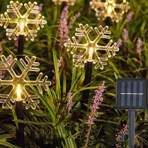 Instalacion Solar Para Jardin Copo Nieve