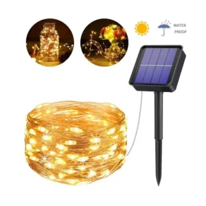 Instalación solar navideña