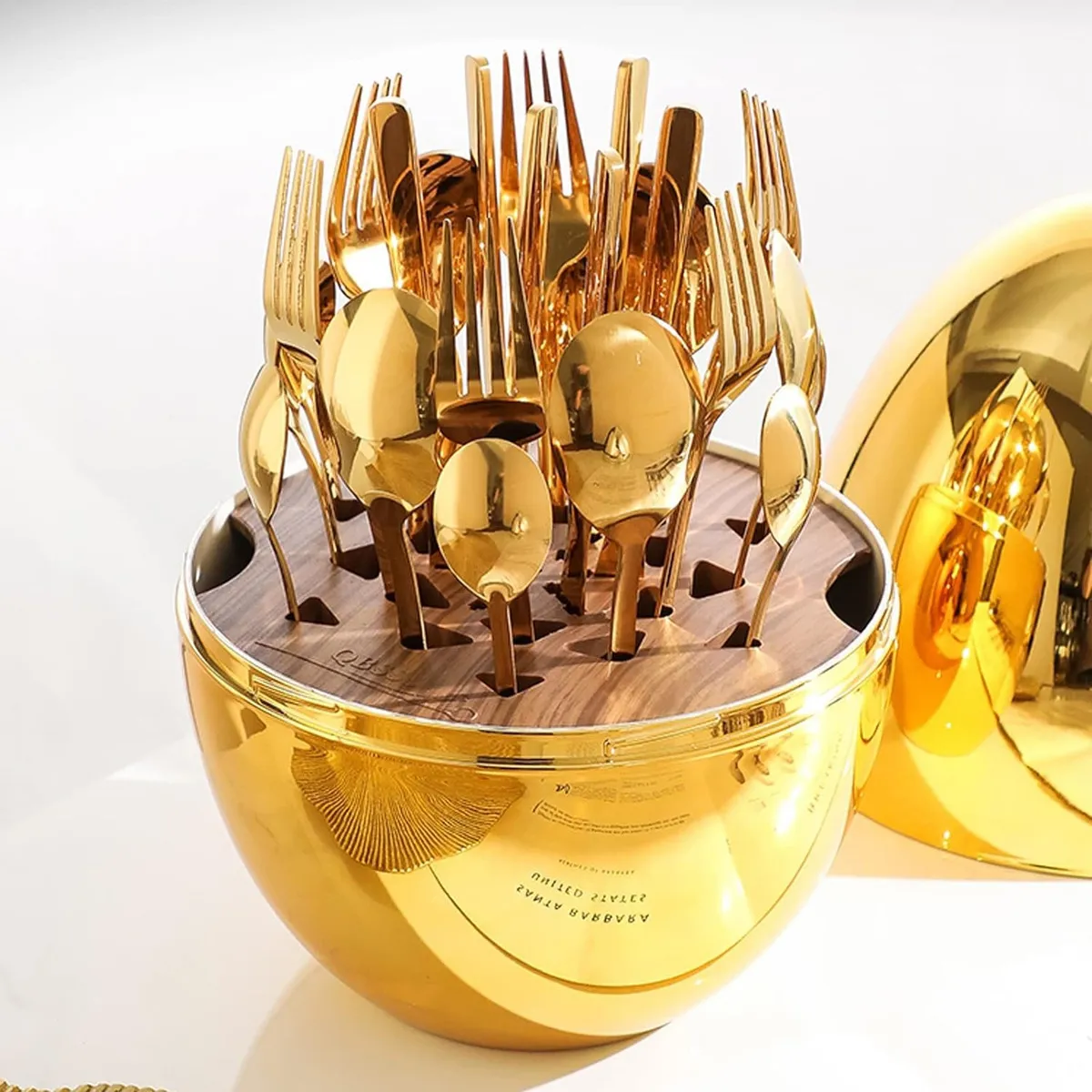 Set de Cubiertos de 24 Piezas en Acero Inoxidable