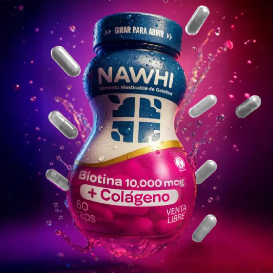 NAWHI BIOTINA + COLAGENO 10.000 MCG