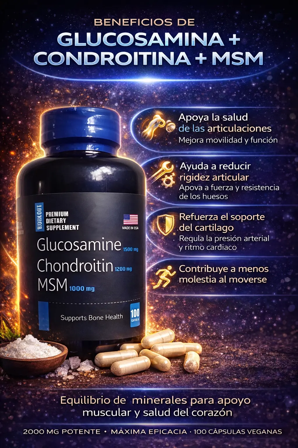 Glucosamina, Condroitina & MSM