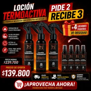 LOCION TERMO ACTIVA