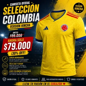 CAMISETA SELECCION COLOMBIA