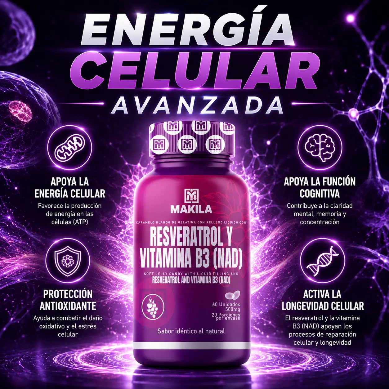 MAKILA RESVERATROL MAS VITAMINA B3