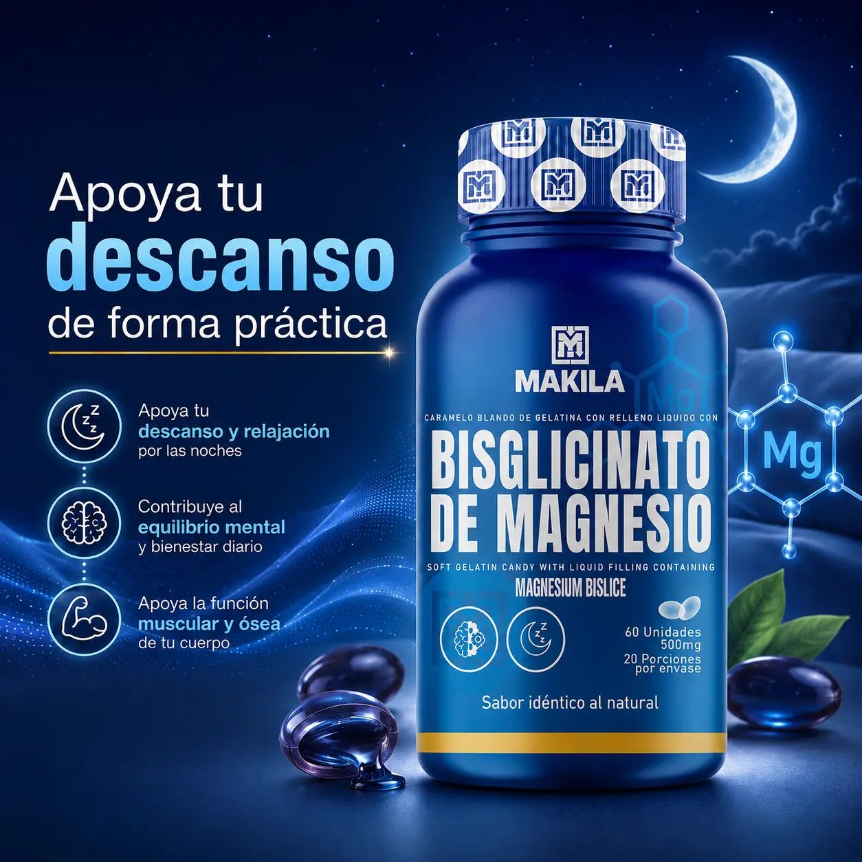 MAKILA BISGLICINATO DE MAGNESIO