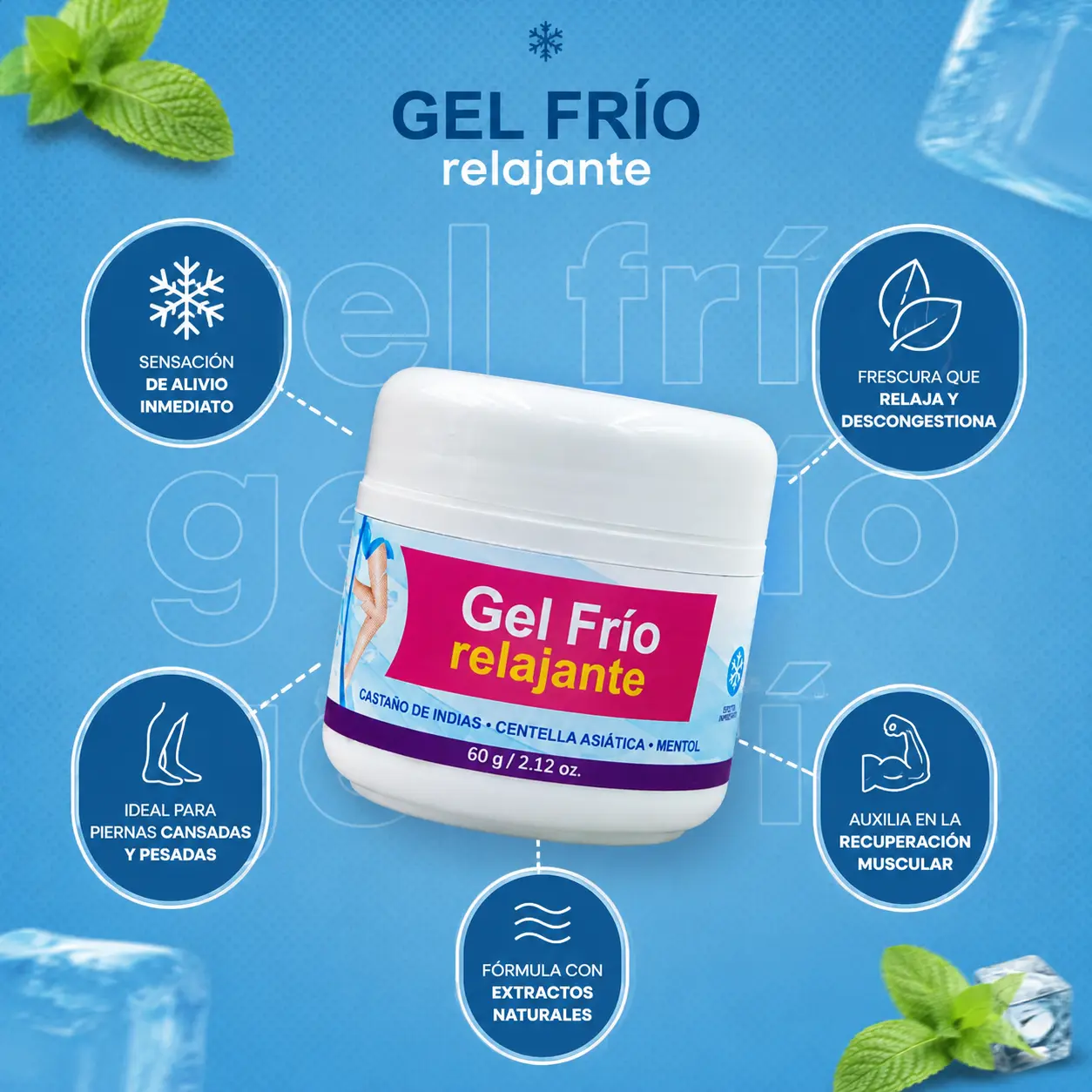 GEL FRIO RELAJANTE