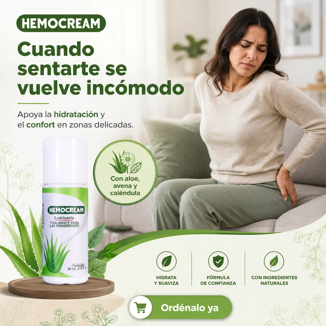 HEMOCREAM PARA LAS HEMORROIDES