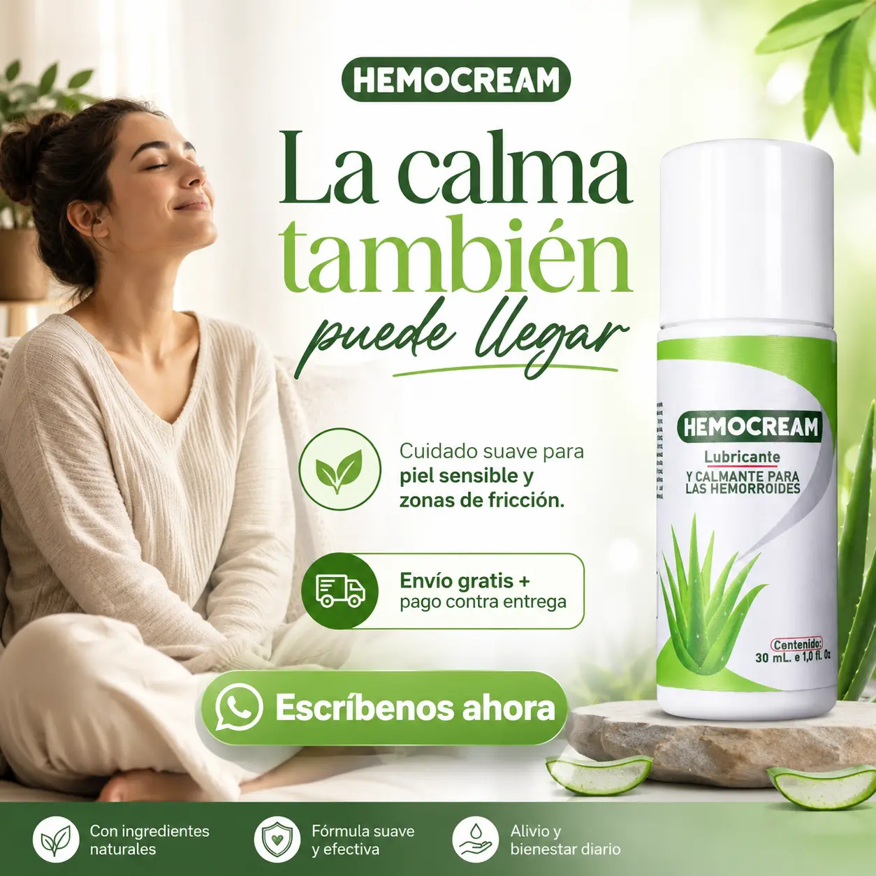 HEMOCREAM PARA LAS HEMORROIDES